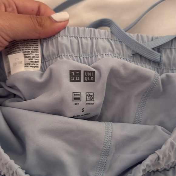 Light Blue Uniqlo Women's Athletic Shorts Size S - Picture 3 of 3